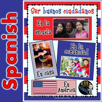 Preview of Good Citizens, Back to School SPANISH-Buenos Ciudadanos Actividades y Examen