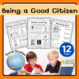 Good Citizenship Activities Social Study No Prep Worksheet