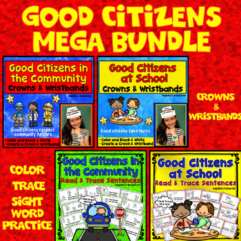 Preview of Good Citizenship MEGA BUNDLE Being a Good Citizen at School & in the Community
