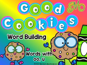 Preview of Good Cookies Word Building – Words with Variant Vowel oo, u