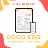 Good Egg! Easter Reading and Vocab Lesson for B2 First (FC