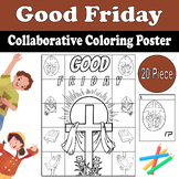 Good Friday Collaborative Coloring Poster | Easter Activities