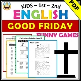 Good Friday activity: Coloring, Sudoku, Mazes - Editable a