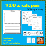 Good Friend Acrostic Poem Writing Project