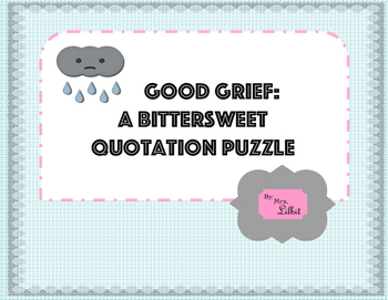 Preview of Good Grief Brainteaser