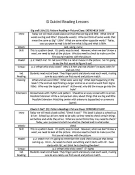Preview of Good Habits, Great Readers Guided Reading Lesson Plans Level D
