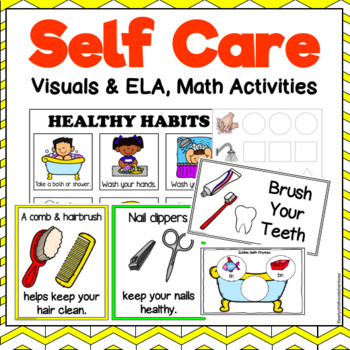 Preview of Good Hygiene and Body Care Activities and Visuals for 3K, Pre-K & Kindergarten
