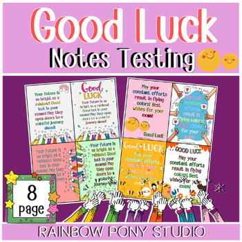 Preview of Good Luck Notes for Testing