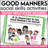 Social Stories Good Manners Social Skills Posters Role Pla