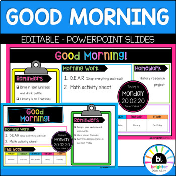 Preview of Good Morning PowerPoint | Good Morning Slides - Editable Templates