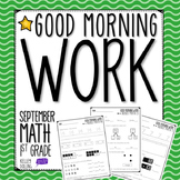 Morning Work - September (Math)