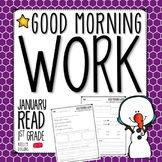 Morning Work - Reading - January (1st Grade)