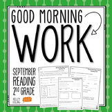 2nd Grade Morning Work (Reading - September)