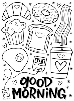 Preview of Good Morning coloring page