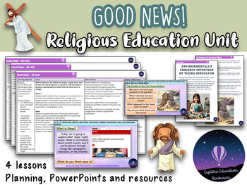 Preview of Good News! Christianity Religious Education Outstanding Unit