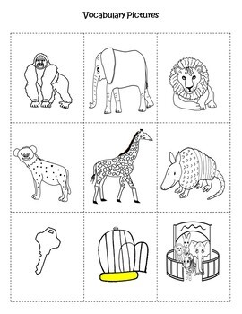 good night gorilla coloring pages