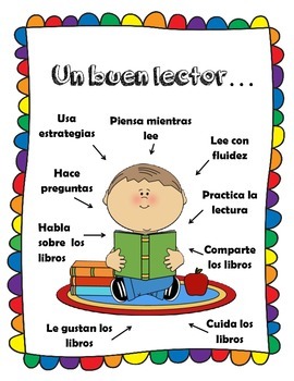 Preview of Good Reader Strategies (English and Spanish) - Un buen lector