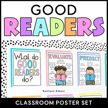 Preview of Good Readers - Classroom Poster Set