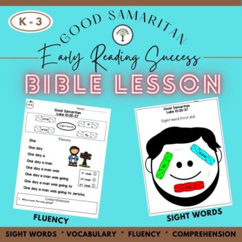 Preview of Good Samaritan Bible Lesson - Sight Words, Vocabulary, Fluency, Comprehension