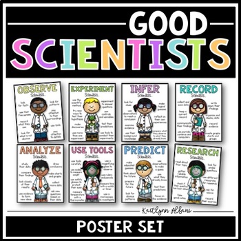Preview of Good Scientists - Classroom Poster Set (STEM)