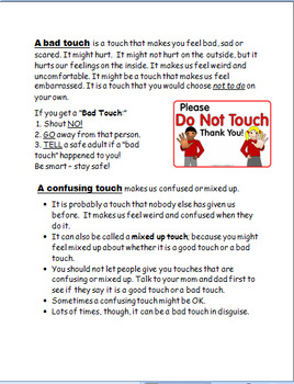 good touch bad touch lesson underwear swimsuit ruledistance learning