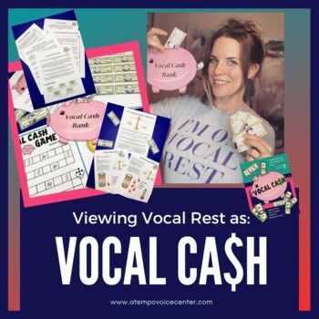 Preview of Good Vocal Hygiene and Vocal Rest for Voice Therapy: Vocal Cash