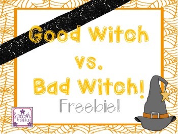 Preview of Good Witch vs. Bad Witch FREEBIE