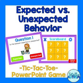 Preview of Good and Bad Behavior Tic-Tac-Toe PowerPoint Game