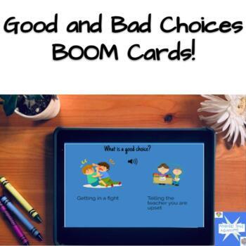 Preview of Good and Bad Choices BOOM Card
