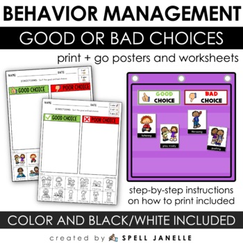 Preview of Good and Bad Choices for Special Education Classroom Management