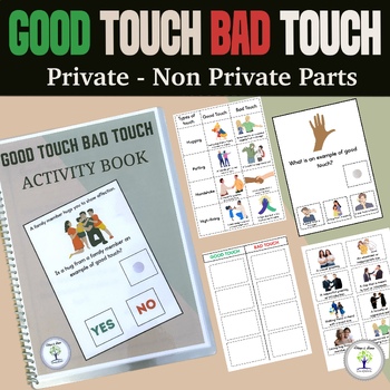 Preview of Good and Bad Touch Activity | Safe and Unsafe Touch | Private Parts