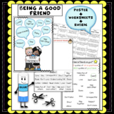 Good friends poster + Worksheets + Friendship rubric
