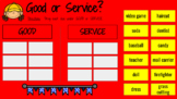 Good or Service? Economics Sorting Activity - Goods and Se