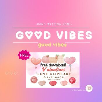 Preview of Good vibes Font