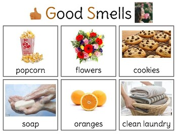 Good vs Bad Smells Chart by Learning with Lorraine | TPT