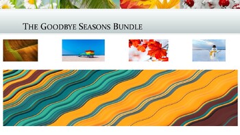 Preview of Goodbye All Seasons Bundle