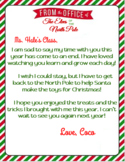 Goodbye Letter from the Elf-EDITABLE