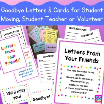 goodbye teacher cards