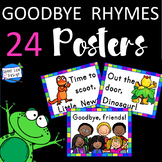 Goodbye Rhyming Posters - End of the Year