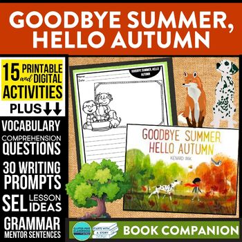 Preview of GOODBYE SUMMER HELLO AUTUMN activities READING COMPREHENSION - Book Companion