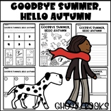 Goodbye Summer, Hello Autumn Book Companion Writing Respon