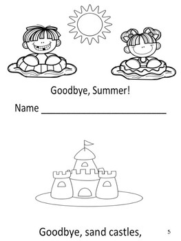 Goodbye Summer Coloring Pages - BEST COLORING PAGES