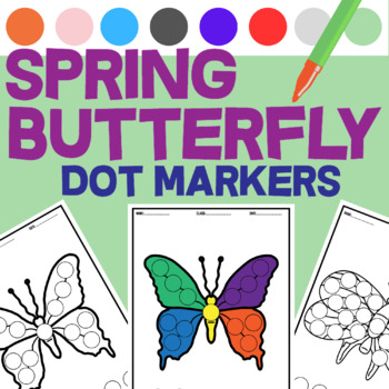 Preview of Spring Animal Dot Art