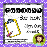 Sign Out Sheets Classroom Organization Tool - Back to Scho