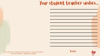 Growing Grade by Grade - If you've had a student teacher this year, this  Student Teacher Goodbye Memory Book Freebie is a perfect parting gift! It  gives your students a chance to