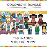 Goodnight Kids Clip Art Bundle
