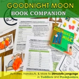 Goodnight Moon Book Companion Toddlers & Preschoolers Spee