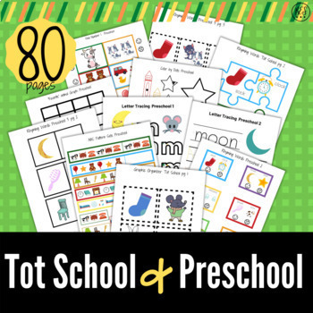 Goodnight Theme Tot School & Preschool Activities and Printables