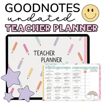 Preview of Goodnotes Digital Teacher Planner for iPad