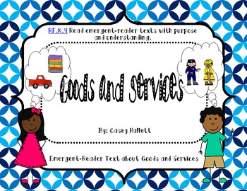Preview of Goods & Services {Emergent Reader Book}